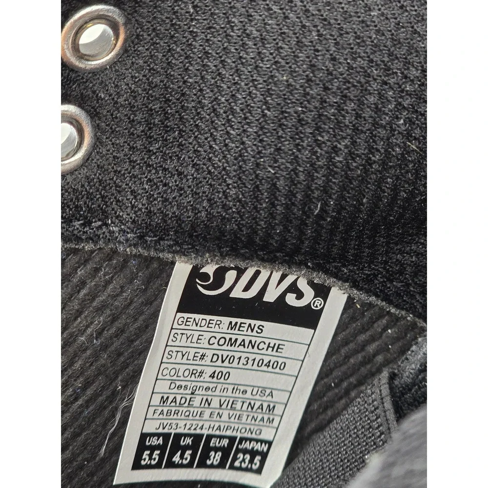 DVS Comanche Skate Shoes Mens 5.5 Blue Black White DVO1310400 - New